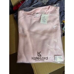 Kate Lord Petal Heather Crewneck Sweatshirt Pullover Style KE41 Size MD